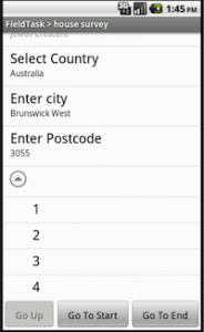 Complete odk type survey in fieldTask complete odk type survey in fieldTask